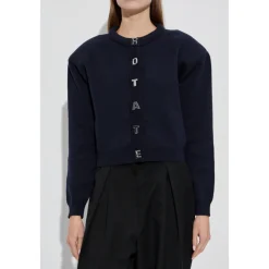 Striktrøjer & Sweatere^ROTATE Birger Christensen Logo Cardigan Blå