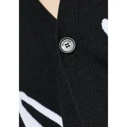 Strik^Balenciaga LOGO CARDIGAN Sort