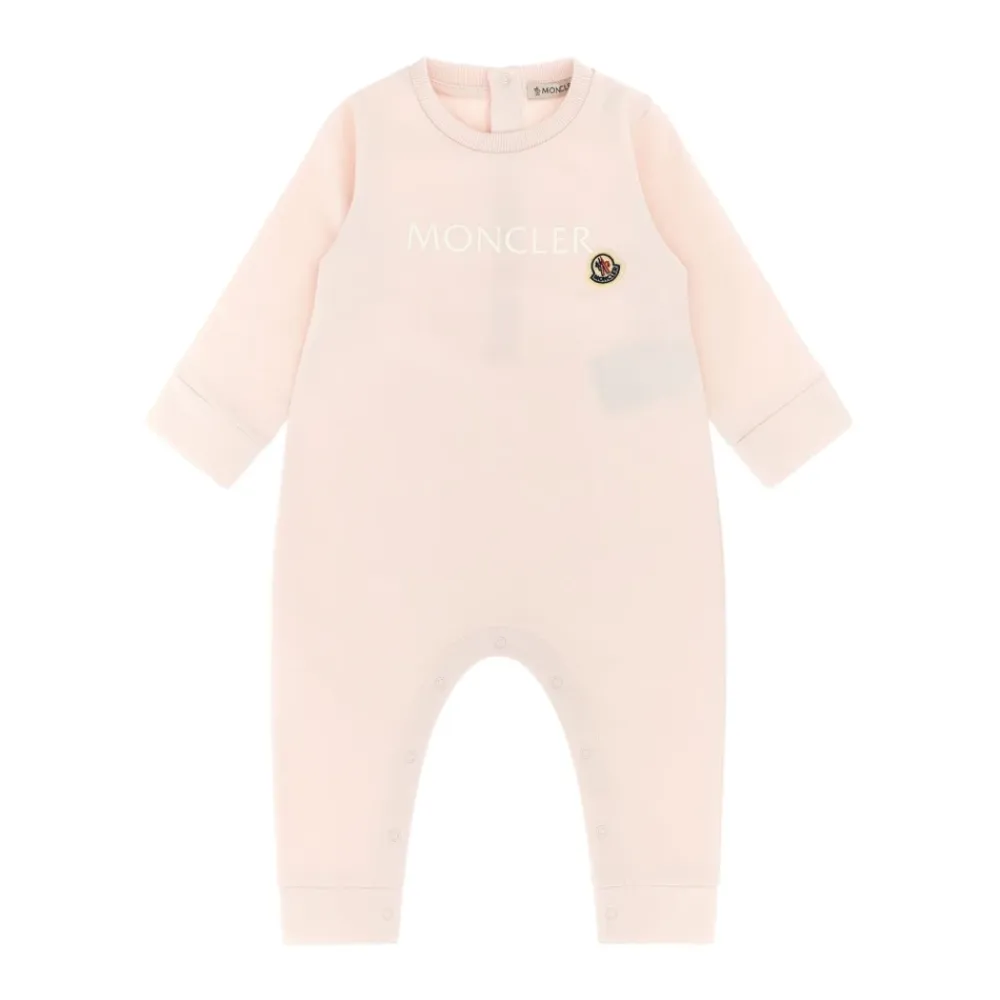 Bodystocking & Sæt<Moncler Logo Detail Jumpsuit Pink