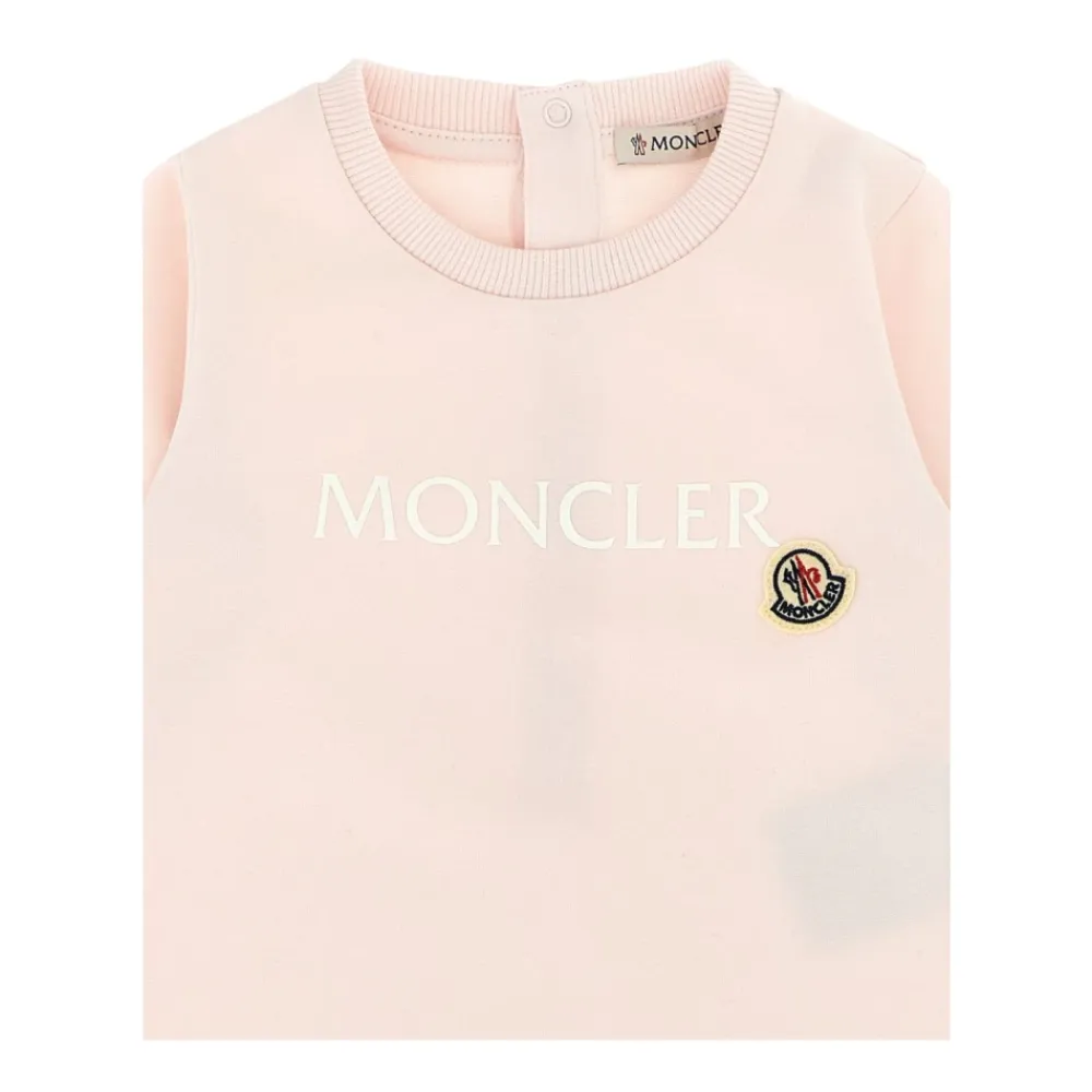 Bodystocking & Sæt<Moncler Logo Detail Jumpsuit Pink