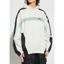 Jakker<Balenciaga Logo Jacket Beige