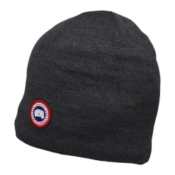 Huer, Kasketter & Hatte<Canada Goose Logo Patch Uld Beanie Grå