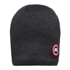 Huer, Kasketter & Hatte<Canada Goose Logo Patch Uld Beanie Grå
