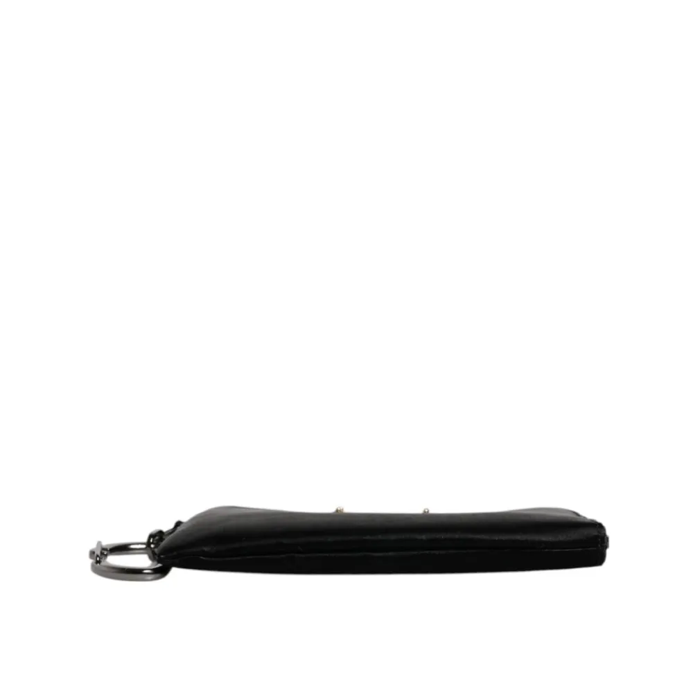 Clutch<Dolce & Gabbana Logo Plaque Keyring Pouch Sort