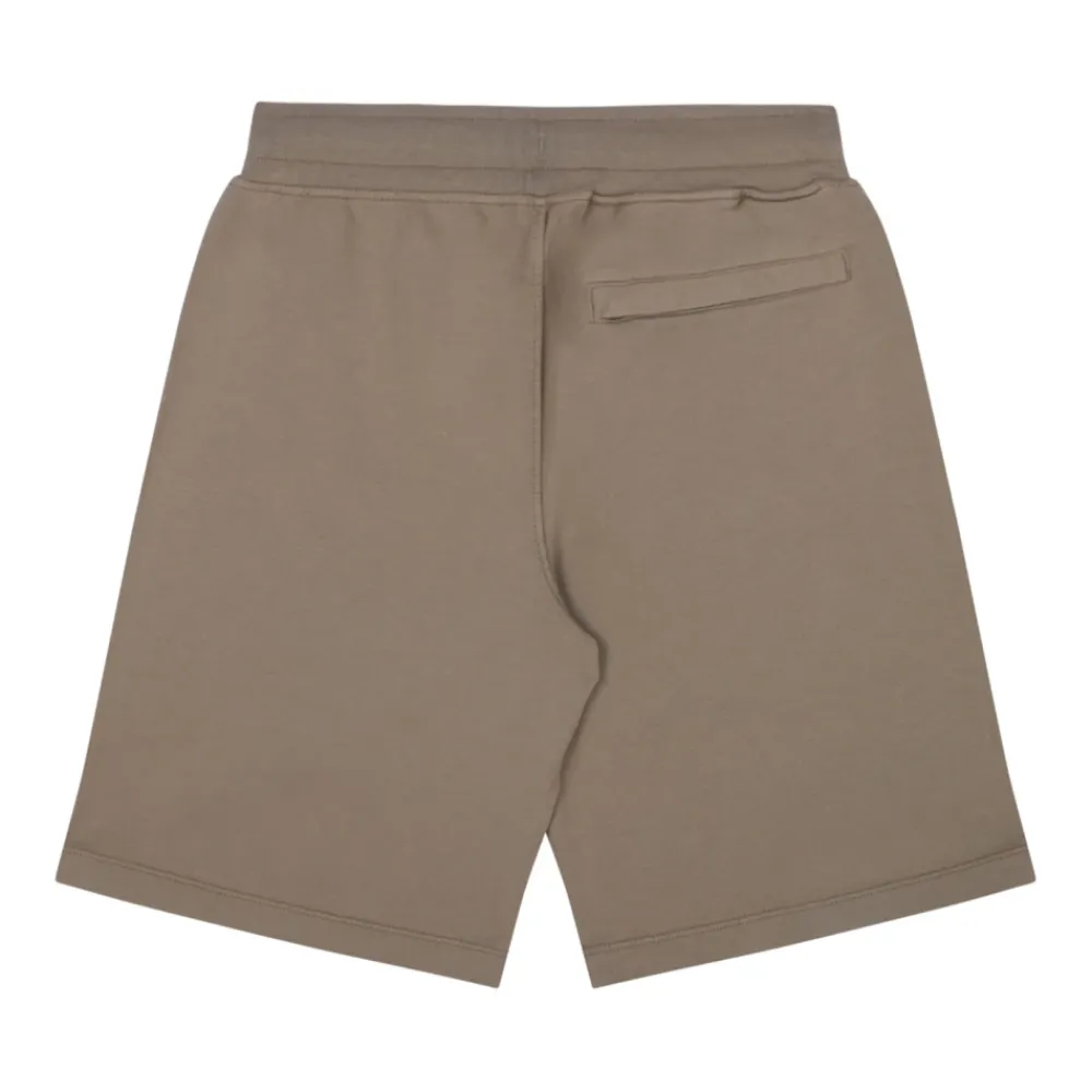 Underdele<C.P. Company Logo Print Shorts Beige