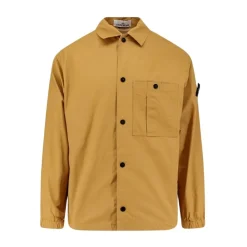 Jakker<Stone Island Logo Shirt Gul