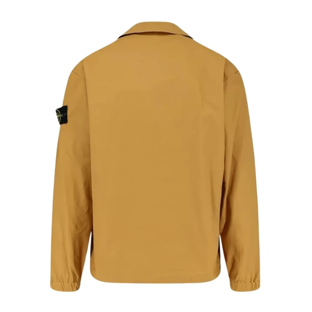 Jakker<Stone Island Logo Shirt Gul