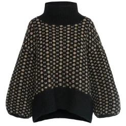 Striktrøjer & Sweatere<HÉST Logo Sweater Sort