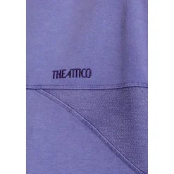 Sweatshirts<The Attico Logo Sweatshirt Lilla
