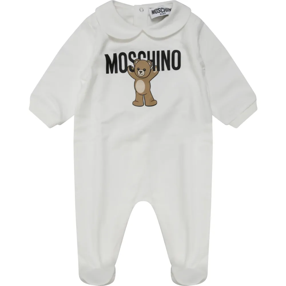 Bodystocking & Sæt<Moschino Logo Toy Romper Hvid