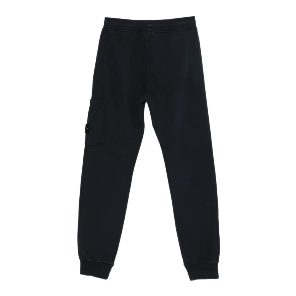 Underdele<Stone Island Logo Track Pants Blå