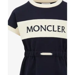 Kjoler & Nederdele^Moncler Logo T-shirt Kjole Sort