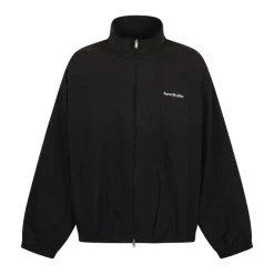 Træningsjakker<Acne Studios Logo Zipper Jacket Sort