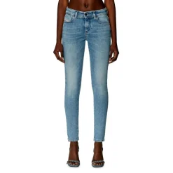 Jeans^Diesel 5-Lomme Jeans SLANDY 2017 Dame Blå