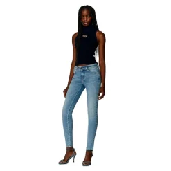 Jeans^Diesel 5-Lomme Jeans SLANDY 2017 Dame Blå