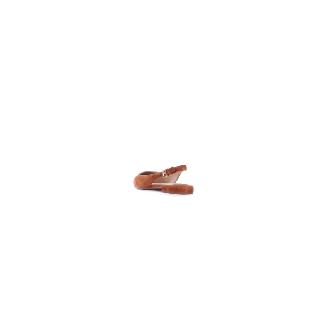 Ballerina Sko<Ralph Lauren Londyn SLBCK Brun