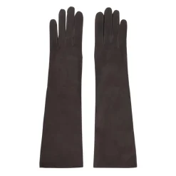 Handsker^Lanvin Long Slim Suede Gloves Brun