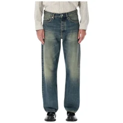 Jeans<Sunflower Loose Jeans Blå