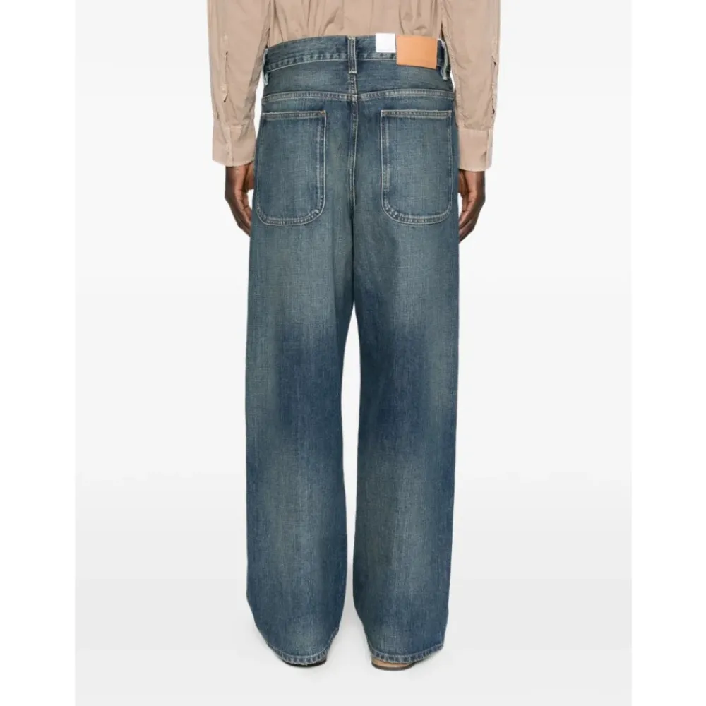 Jeans<Sunflower Loose Jeans Blå
