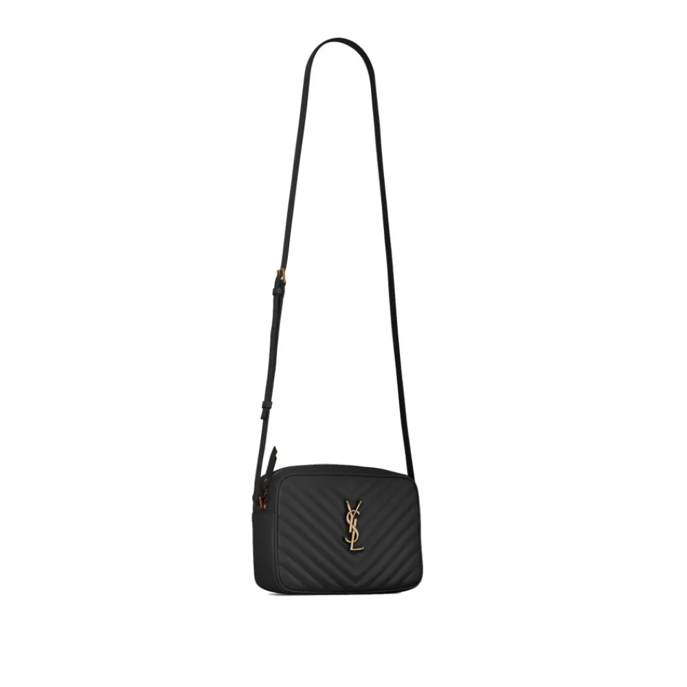 Skuldertasker<Saint Laurent Lou Camera Bag Sort