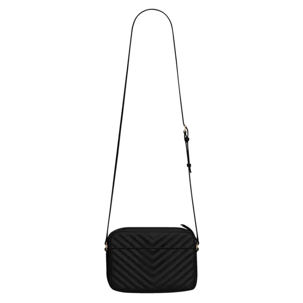 Skuldertasker<Saint Laurent Lou Camera Bag Sort