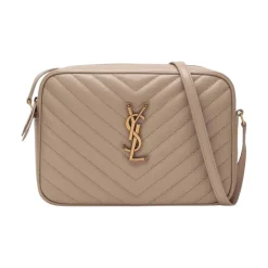 Skuldertasker<Saint Laurent Lou Camera Bag Beige