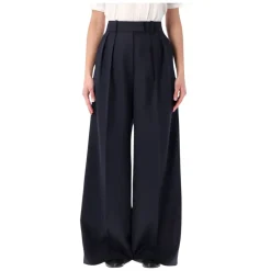 Bukser<Anine Bing Lou Trouser Blå