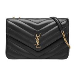 Skuldertasker<Saint Laurent Loulou Large Bag Sort