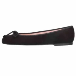 Ballerina Sko^Pretty Ballerinas Low Cut Rosario Suede Ballerinaer Sort