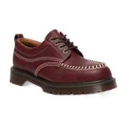 Business Sko<Dr. Martens Lowell 4-Eye Shoe Rød
