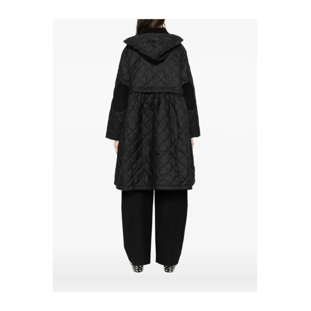 Frakker<Barbour LQU1890 Peplum Longline Quilted Jacket Sort