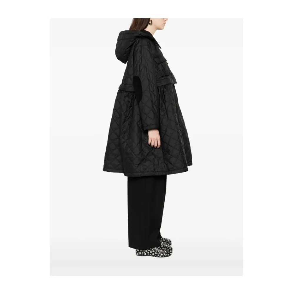 Frakker<Barbour LQU1890 Peplum Longline Quilted Jacket Sort