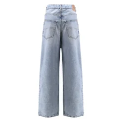 Jeans<Balenciaga Løstsiddende bomuldsbukser lavet i Italien Blå