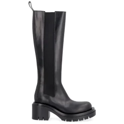 Chelsea Boots^Bottega Veneta Lug Læderstøvler Sort