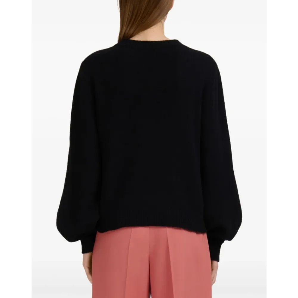 Striktrøjer & Sweatere<Marni Luksuriøs Cashmere Sweater AW25 Sort