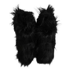 Vinterstøvler|Støvler^Dolce & Gabbana Luksuriøse Faux Fur Mid-Calf Støvler Sort