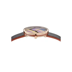 Ure<Missoni Luksus Dameur med Multifarvet Skive Sort