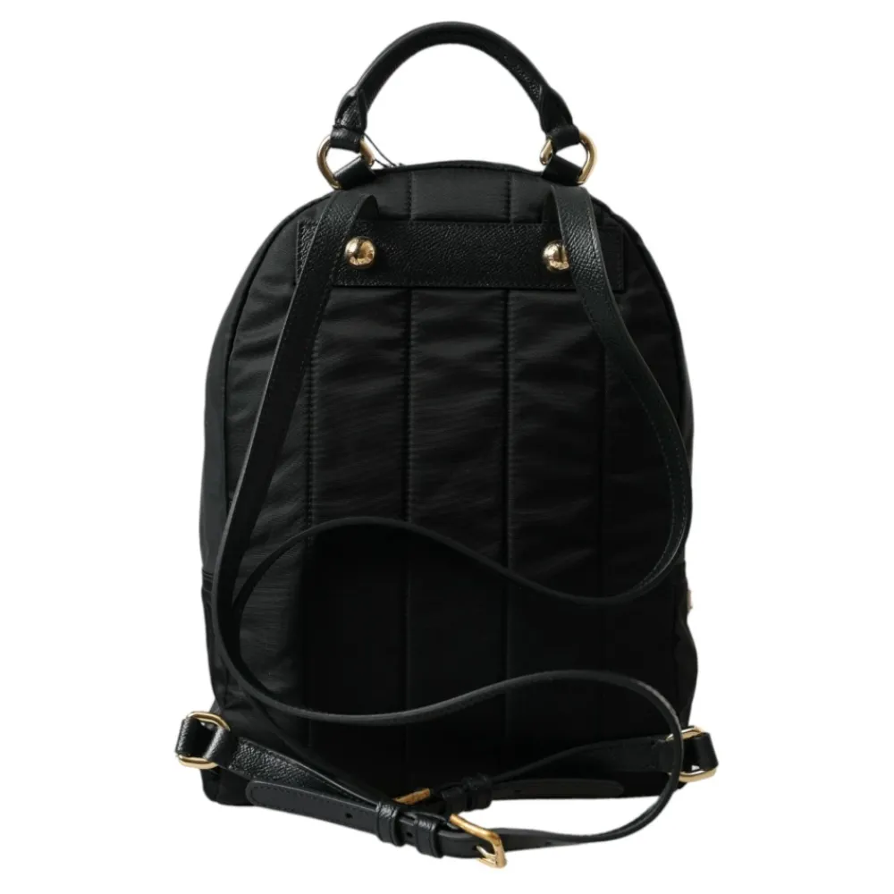 Rygsække<Dolce & Gabbana Luksus Prydet Rygsæk Sort