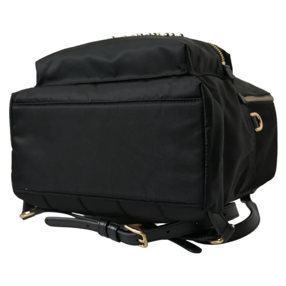 Rygsække<Dolce & Gabbana Luksus Prydet Rygsæk Sort