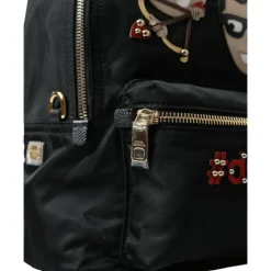 Rygsække<Dolce & Gabbana Luksus Prydet Rygsæk Sort