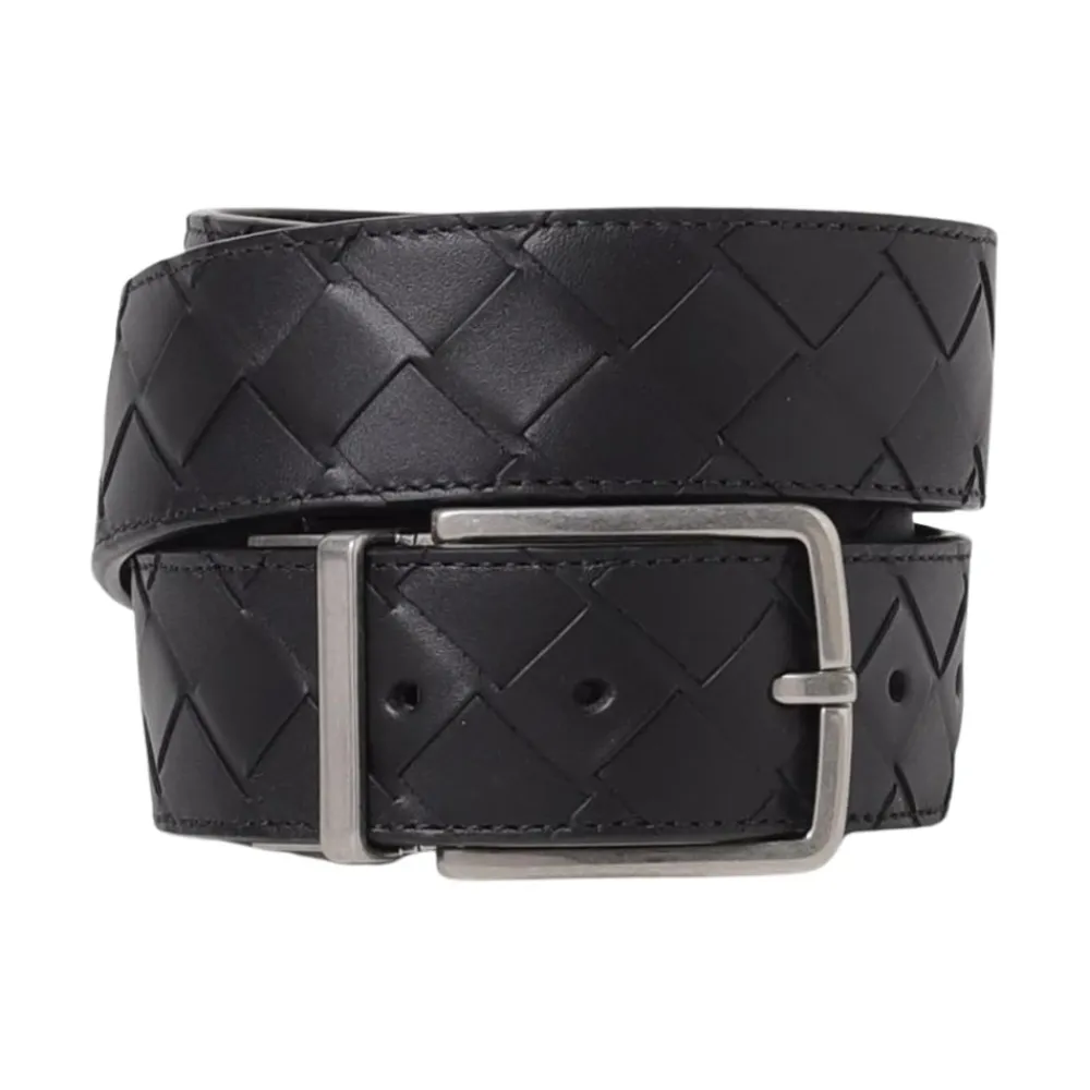 Bælter^Bottega Veneta Luksusvævet læderbælte Sort