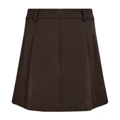 Nederdele^Co'Couture LunaCC Plisseret Mini Nederdel Brun