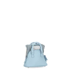 Bæltetasker^Maison Margiela Lyse Crossbody Taske i Pebbled Læder Blå