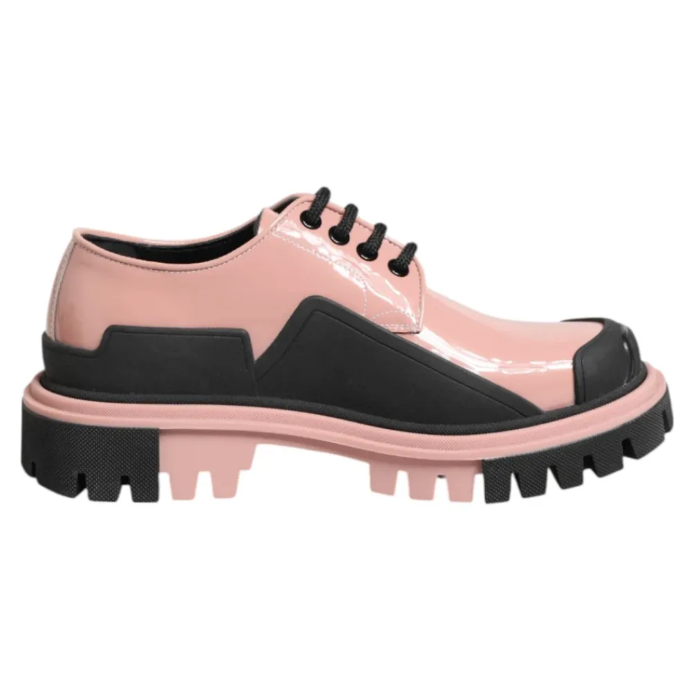 Snøresko^Dolce & Gabbana Lyserød læder snøresko Pink