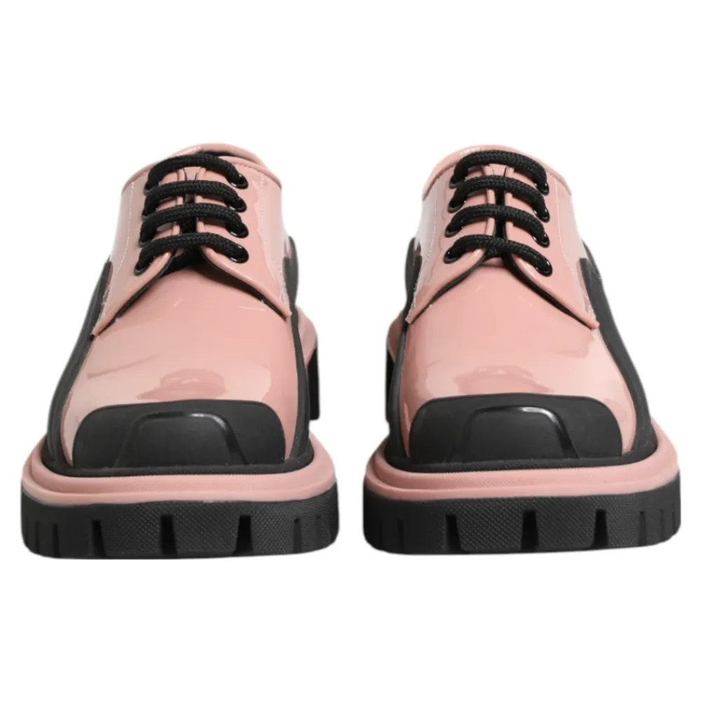 Snøresko^Dolce & Gabbana Lyserød læder snøresko Pink