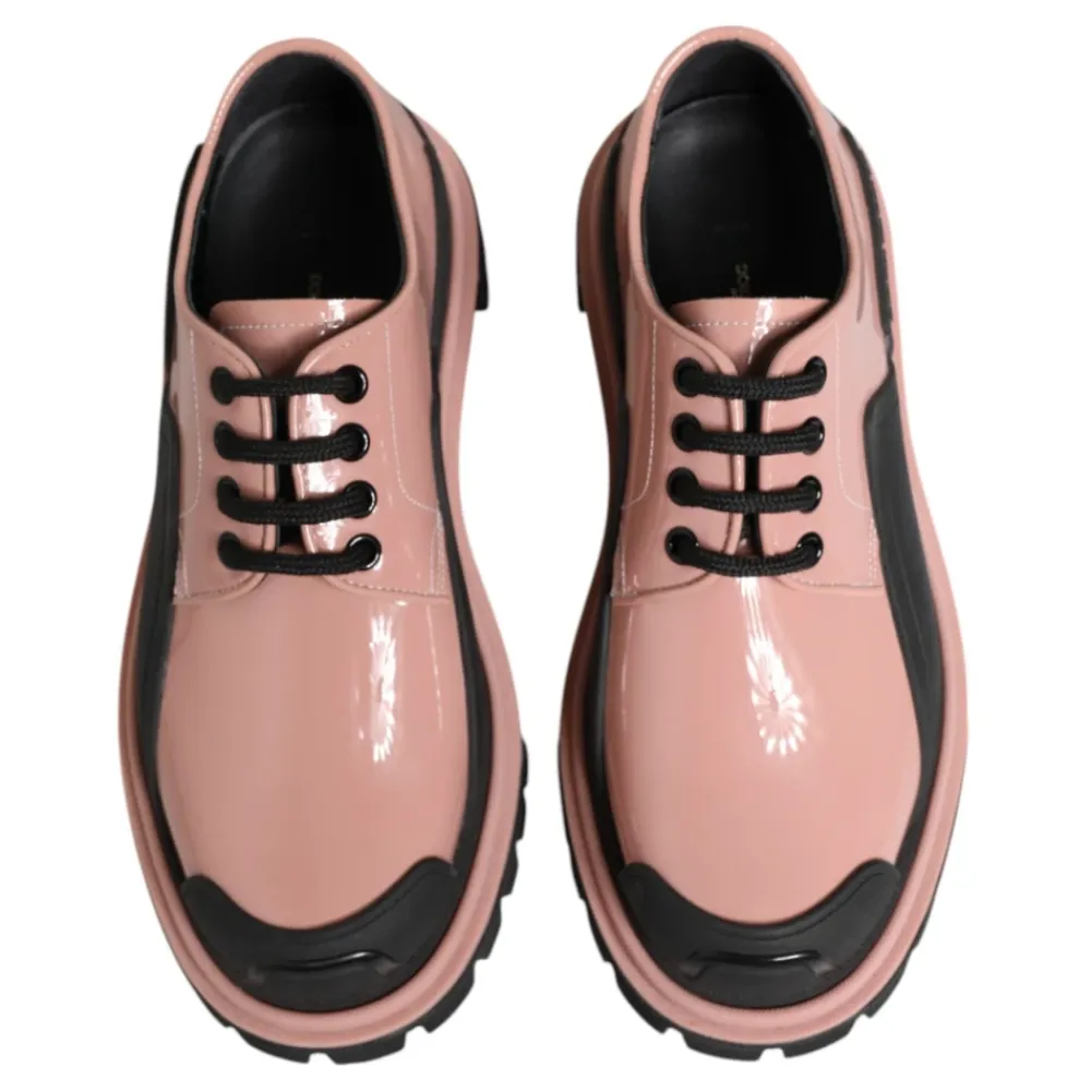 Snøresko^Dolce & Gabbana Lyserød læder snøresko Pink