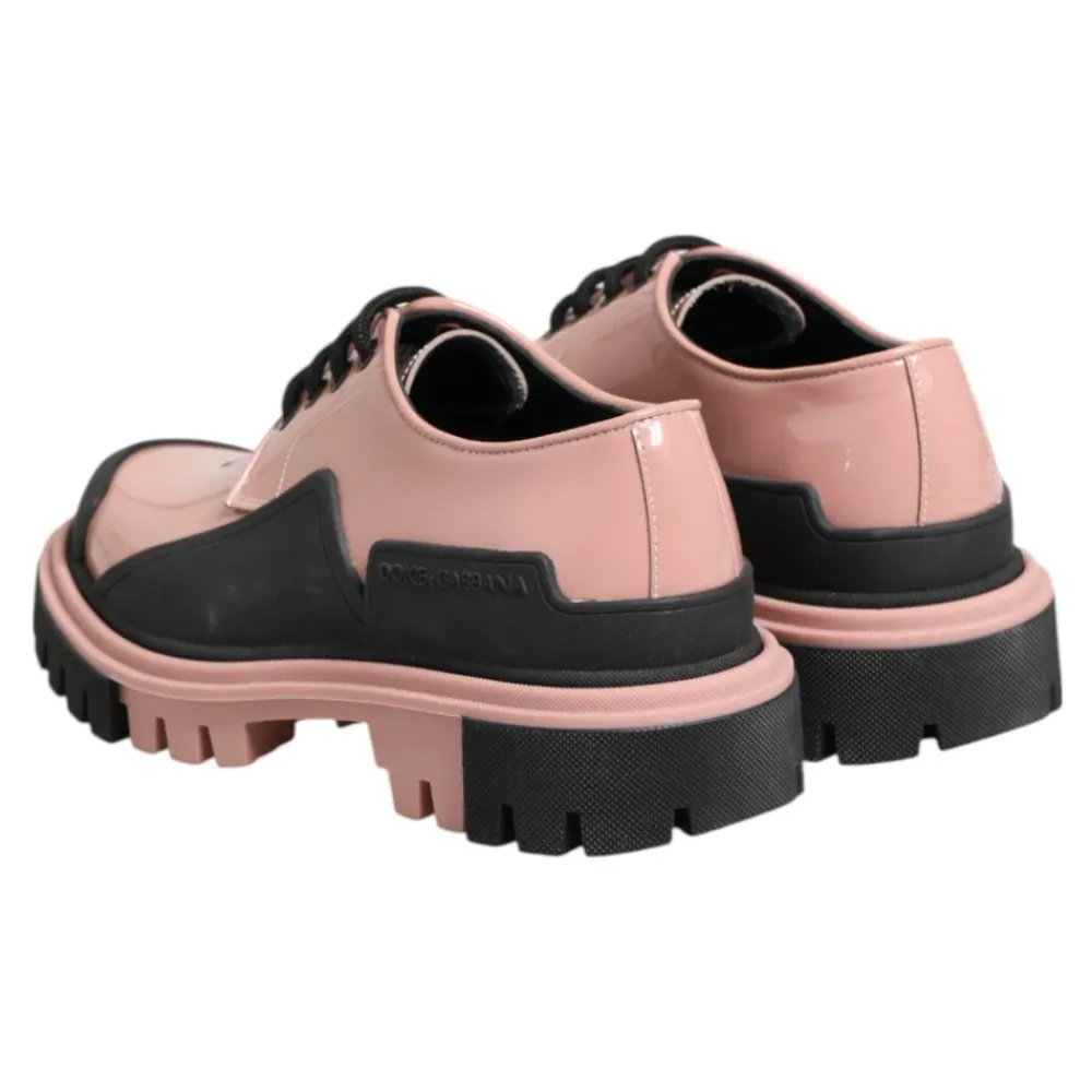 Snøresko^Dolce & Gabbana Lyserød læder snøresko Pink
