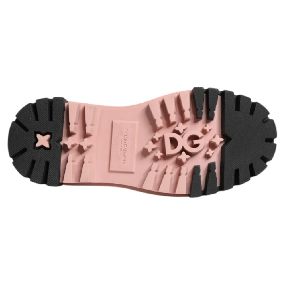Snøresko^Dolce & Gabbana Lyserød læder snøresko Pink