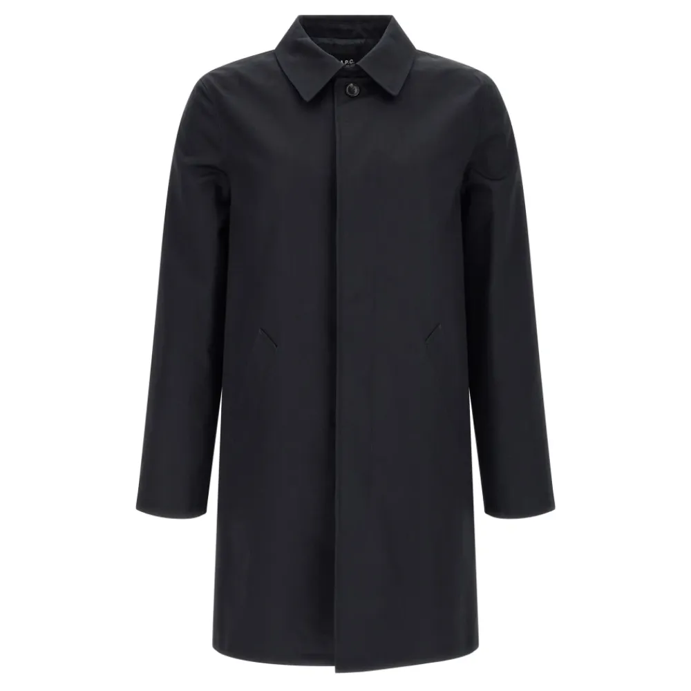 Frakker^A.P.C. Mac Ville Trenchcoat Sort