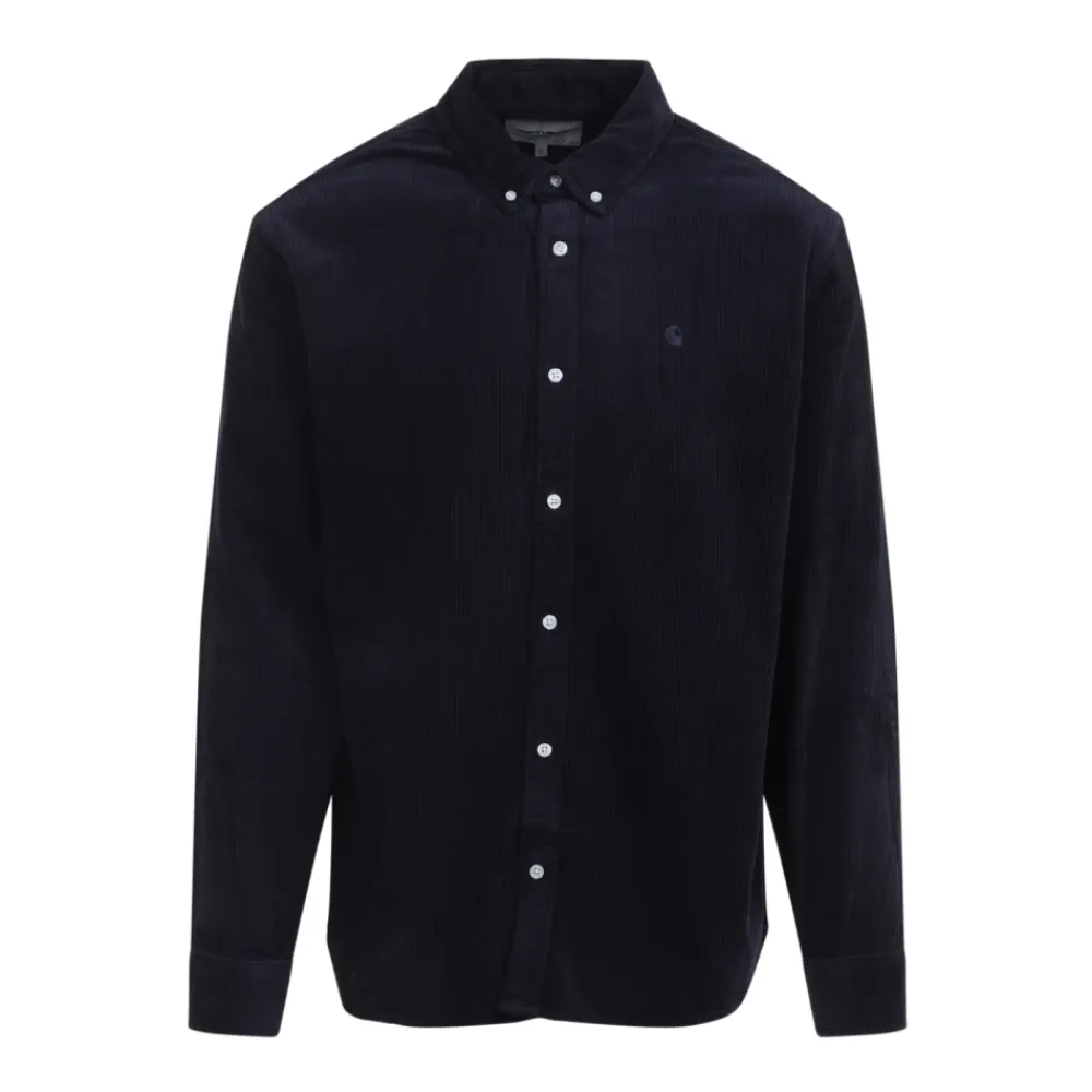 Skjorter^Carhartt Wip Madison Cord Shirt Blå